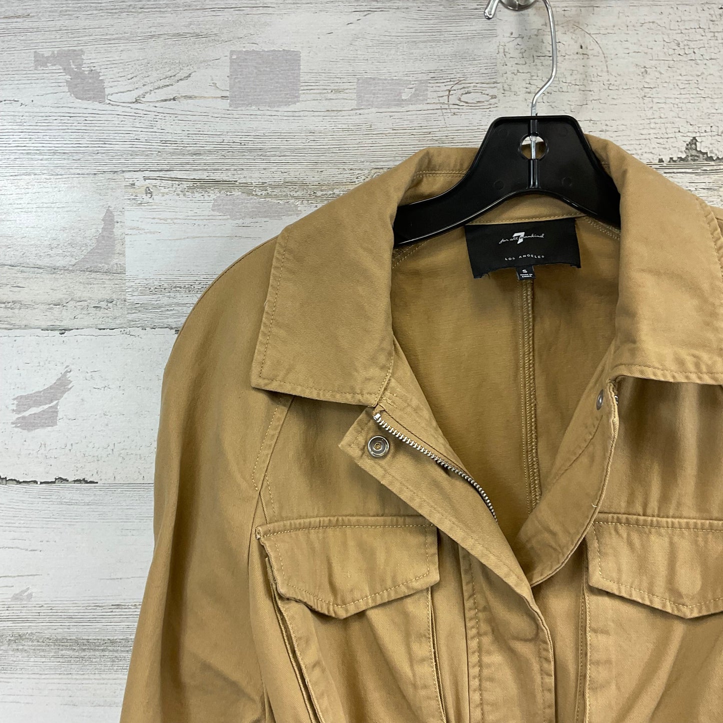 Jacket Utility By 7 For All Mankind In Tan, Size: S