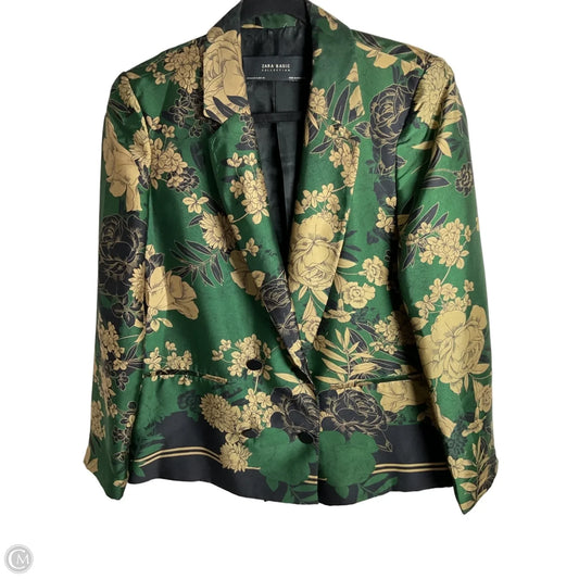 Blazer By Zara Basic In Floral Print, Size: M