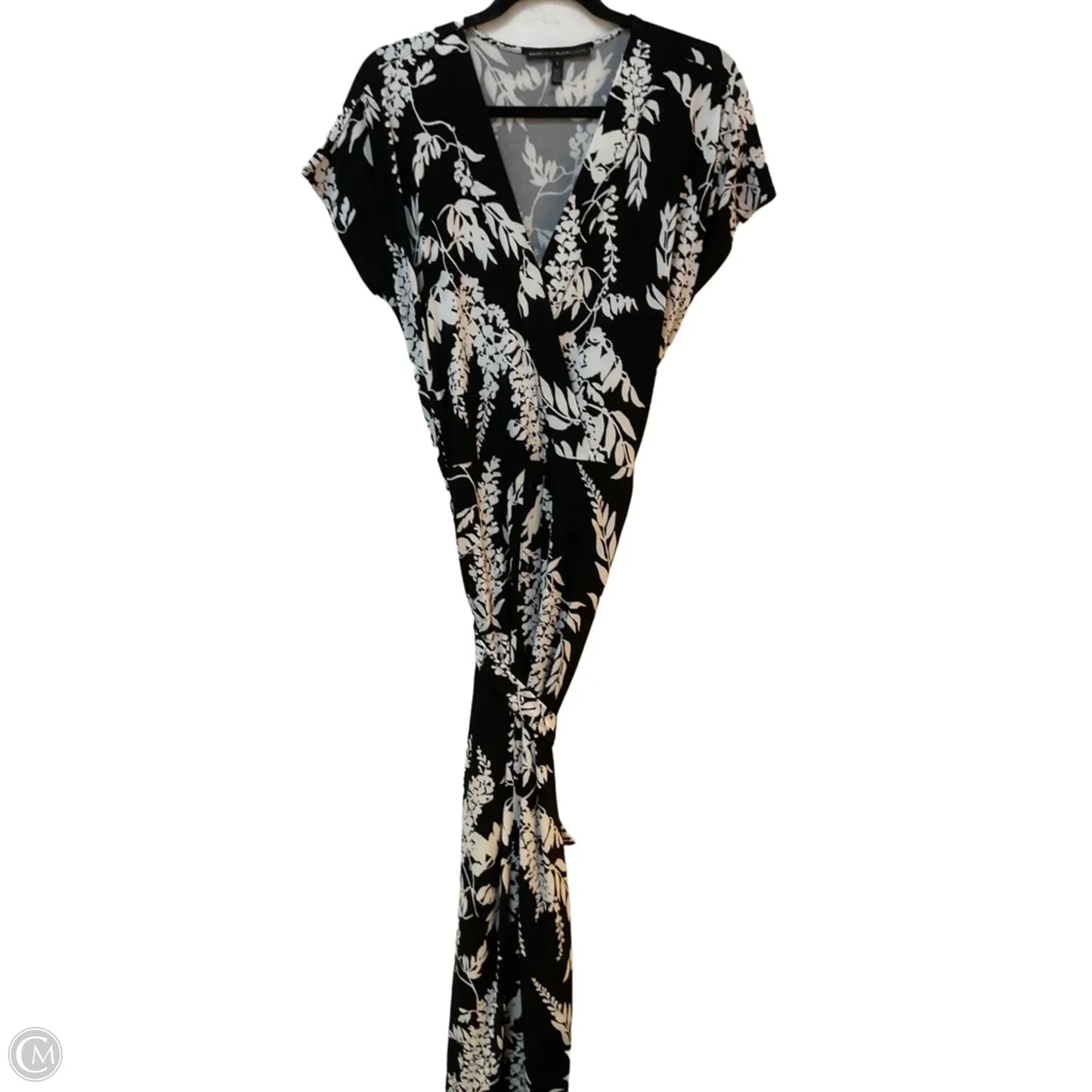 Dress Party Long By White House Black Market In Black & White, Size: L