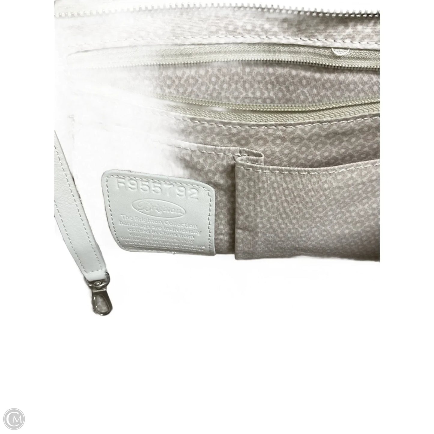 Handbag Leather By Brighton, Size: Large