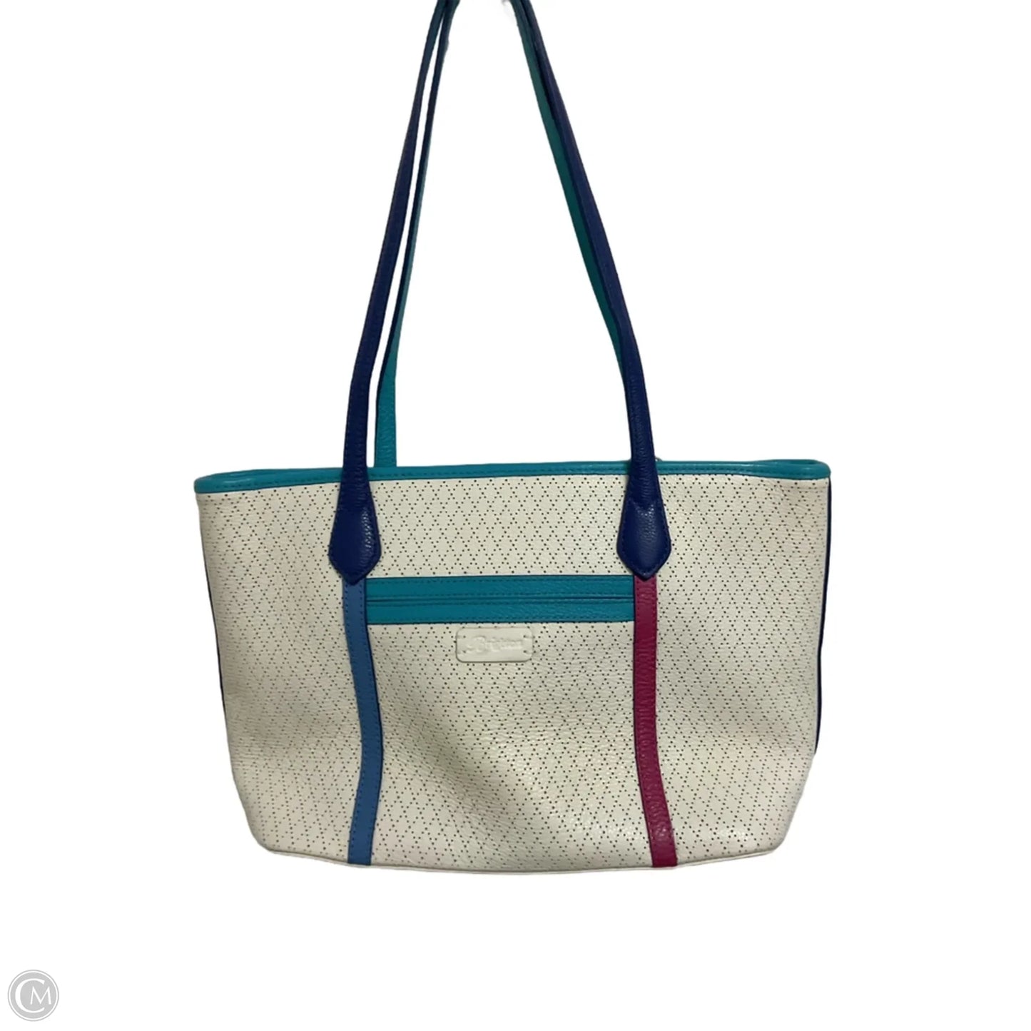 Handbag Leather By Brighton, Size: Large