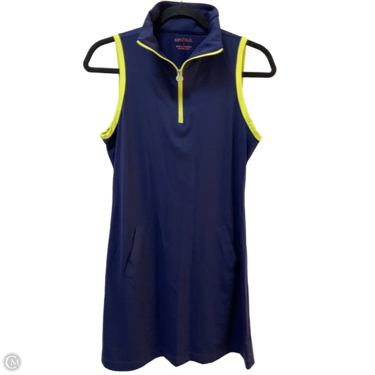 Athletic Dress By Clothes Mentor In Blue & Yellow, Size: S