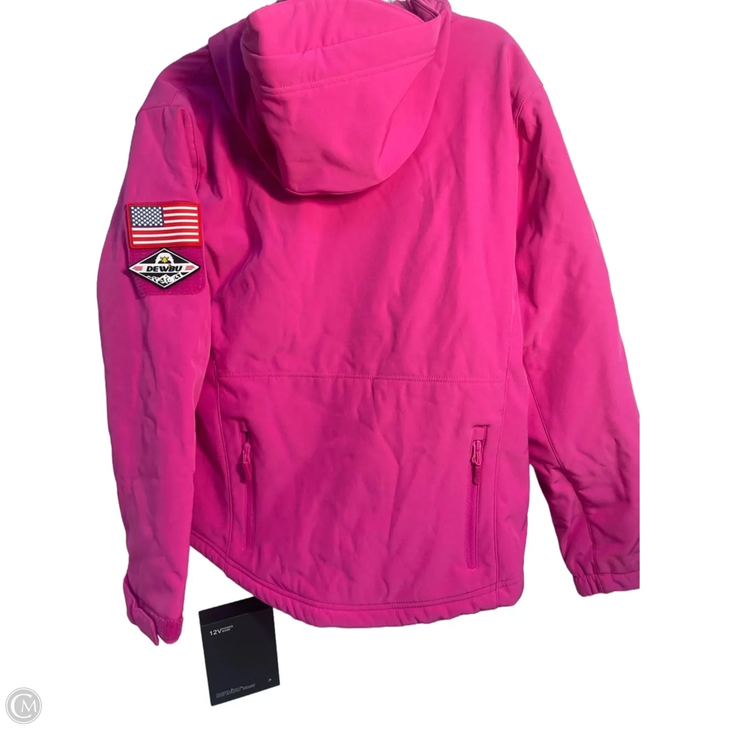 Coat Parka By Cmb In Pink, Size: M