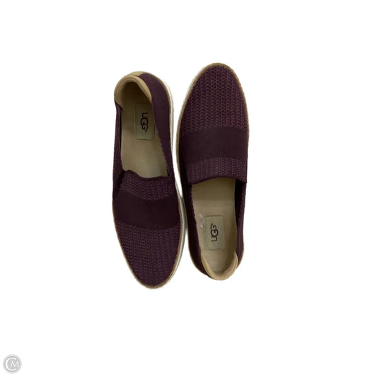 Shoes Designer By Ugg In Maroon, Size: 8.5