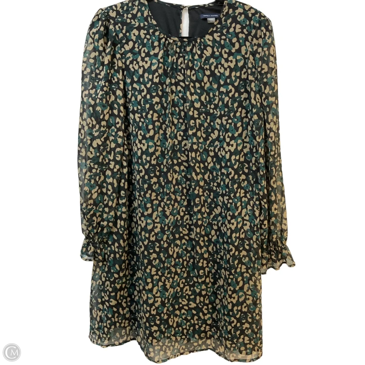 Dress Party Midi By Tommy Hilfiger In Animal Print, Size: M