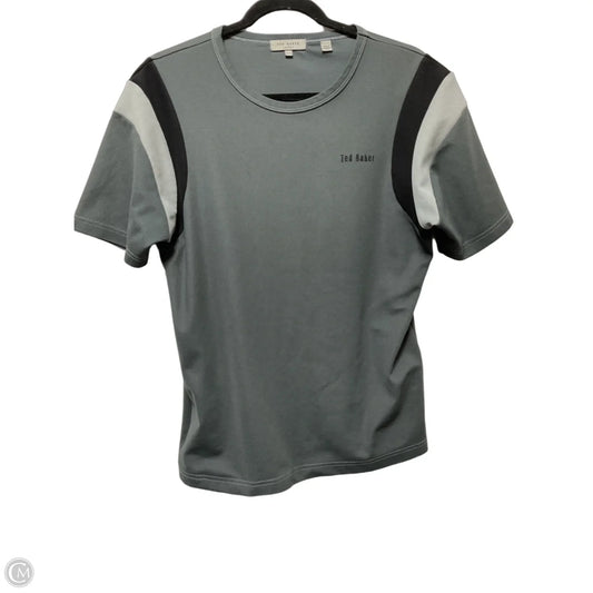 Top Short Sleeve By Ted Baker In Grey, Size: M