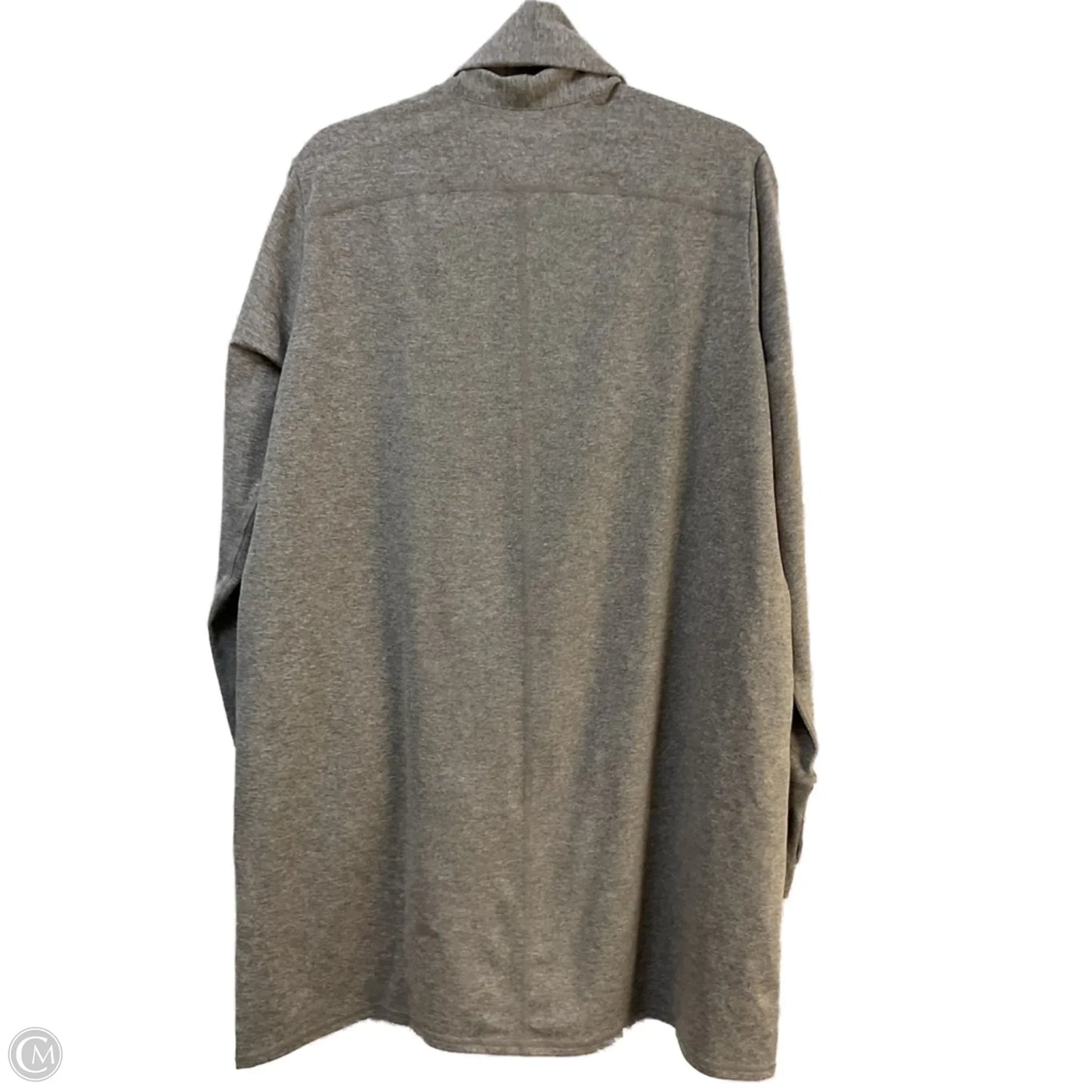 Sweater Cardigan By Eddie Bauer In Taupe, Size: Xl