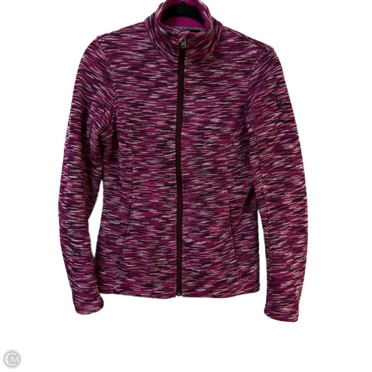 Athletic Jacket By Spyder In Pink & Purple, Size: Sp