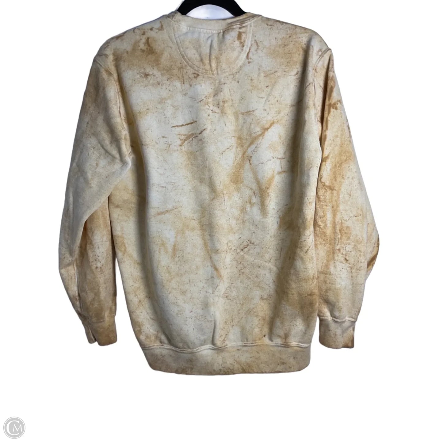 Sweatshirt Crewneck By Comfort Colors In Yellow, Size: S