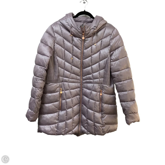 Coat Parka By Bernardo In Purple, Size: Xl