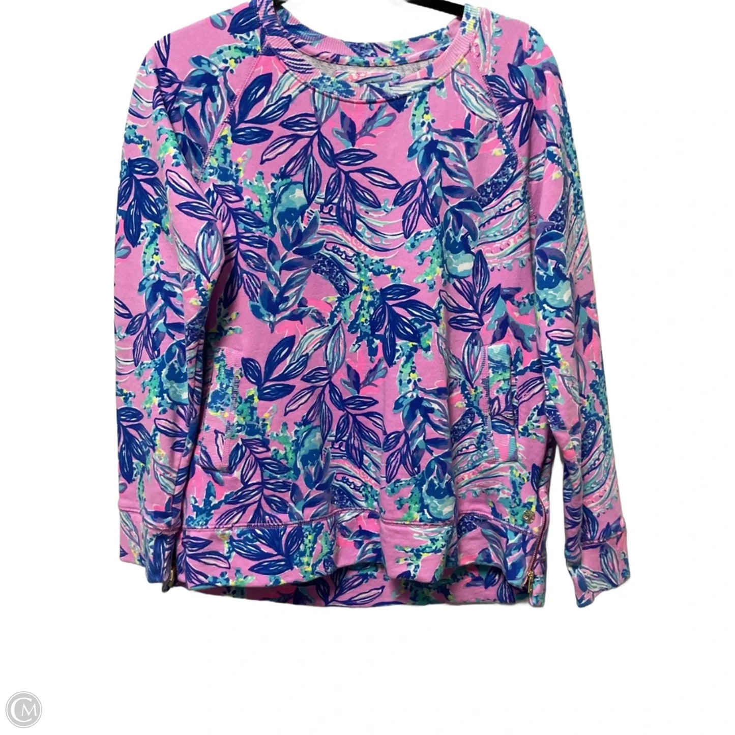 Sweatshirt Designer By Lilly Pulitzer In Floral Print, Size: M