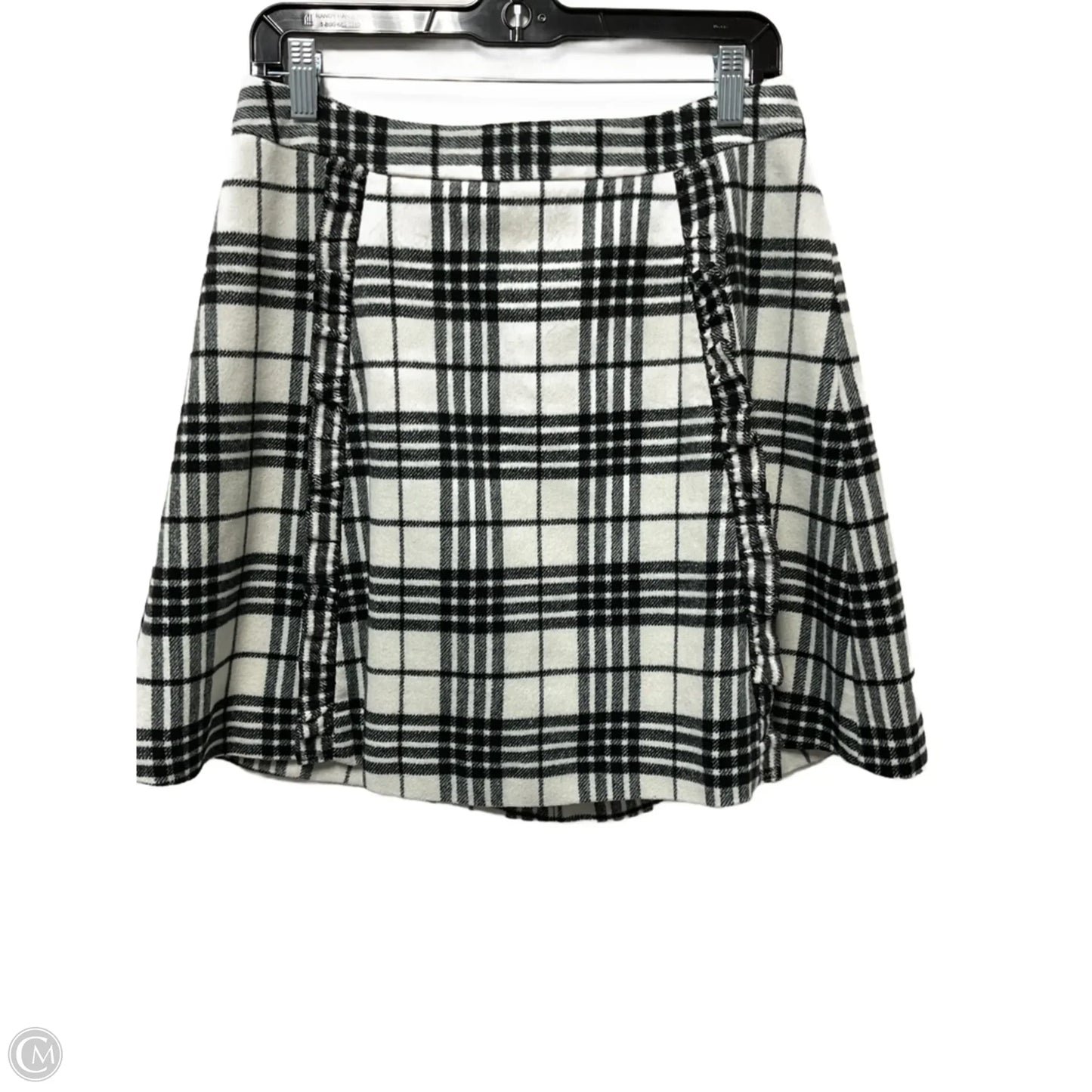 Skirt Mini & Short By Loft In Plaid Pattern, Size: 8
