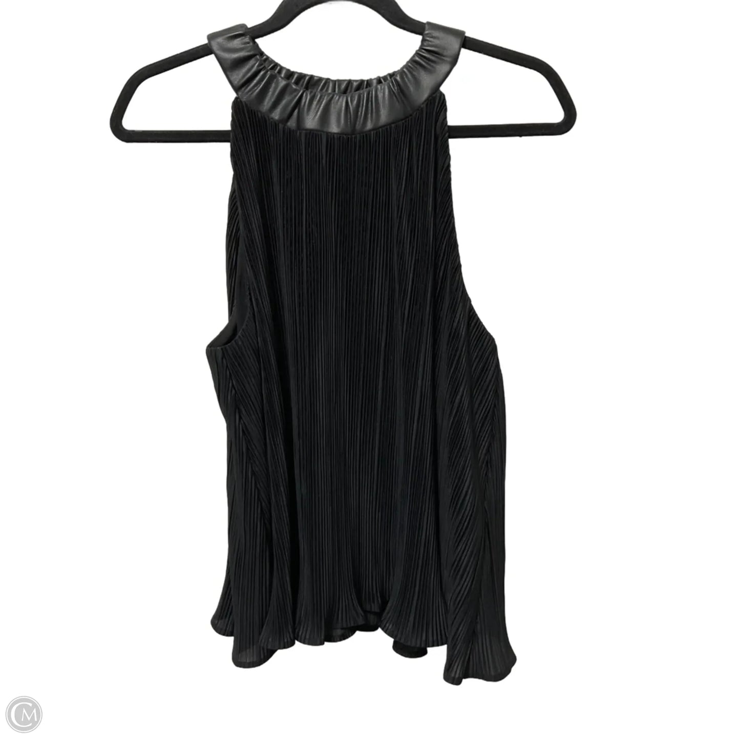 Top Sleeveless By Dkny In Black, Size: L