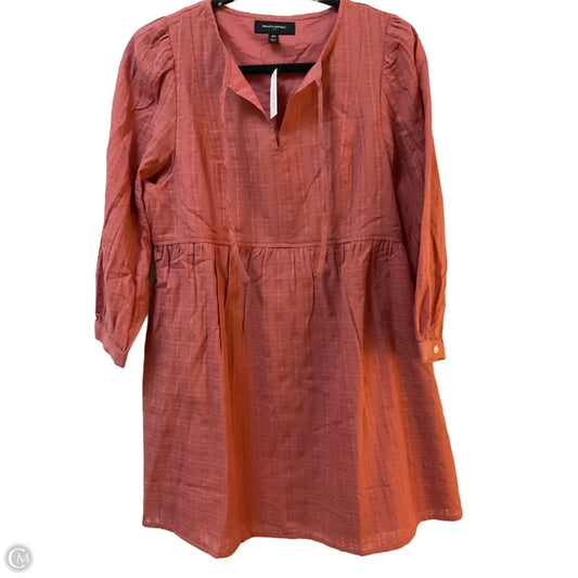 Dress Casual Midi By Banana Republic In Mauve, Size: Xs