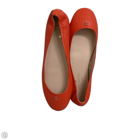 Shoes Designer By Kate Spade In Orange, Size: 7.5