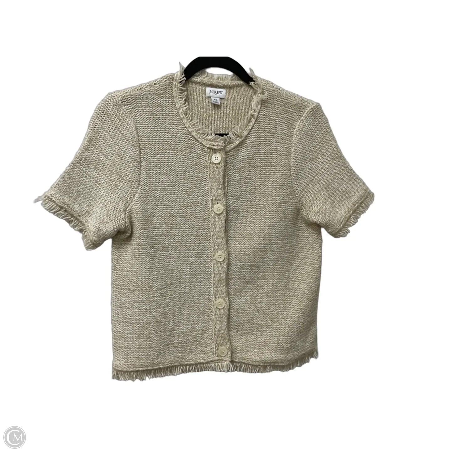 Sweater Cardigan By J. Crew In Tan, Size: Xs