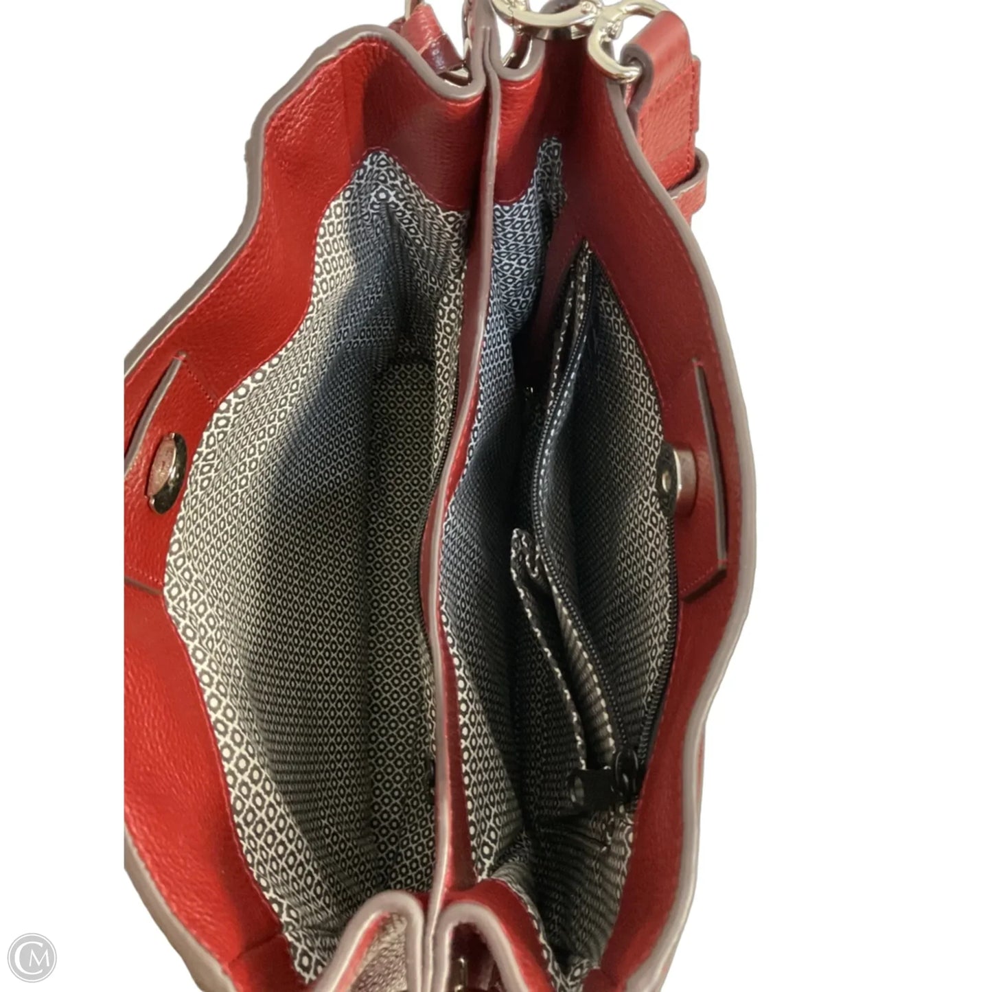 Handbag Leather By Brighton, Size: Large