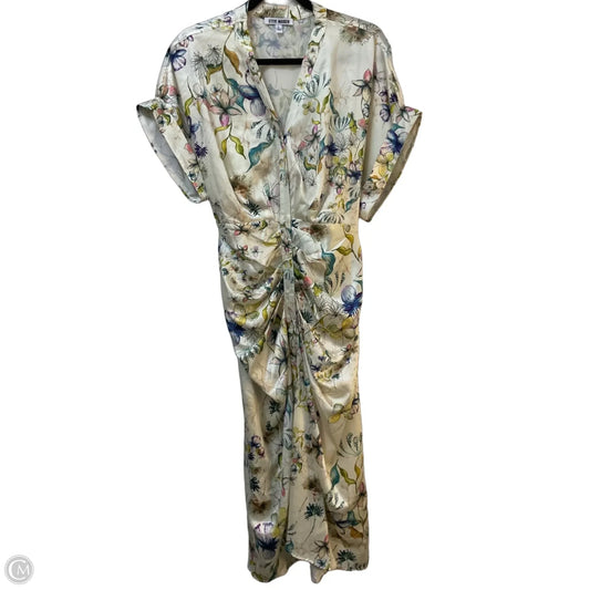 Dress Casual Midi By Steve Madden In Floral Print, Size: L