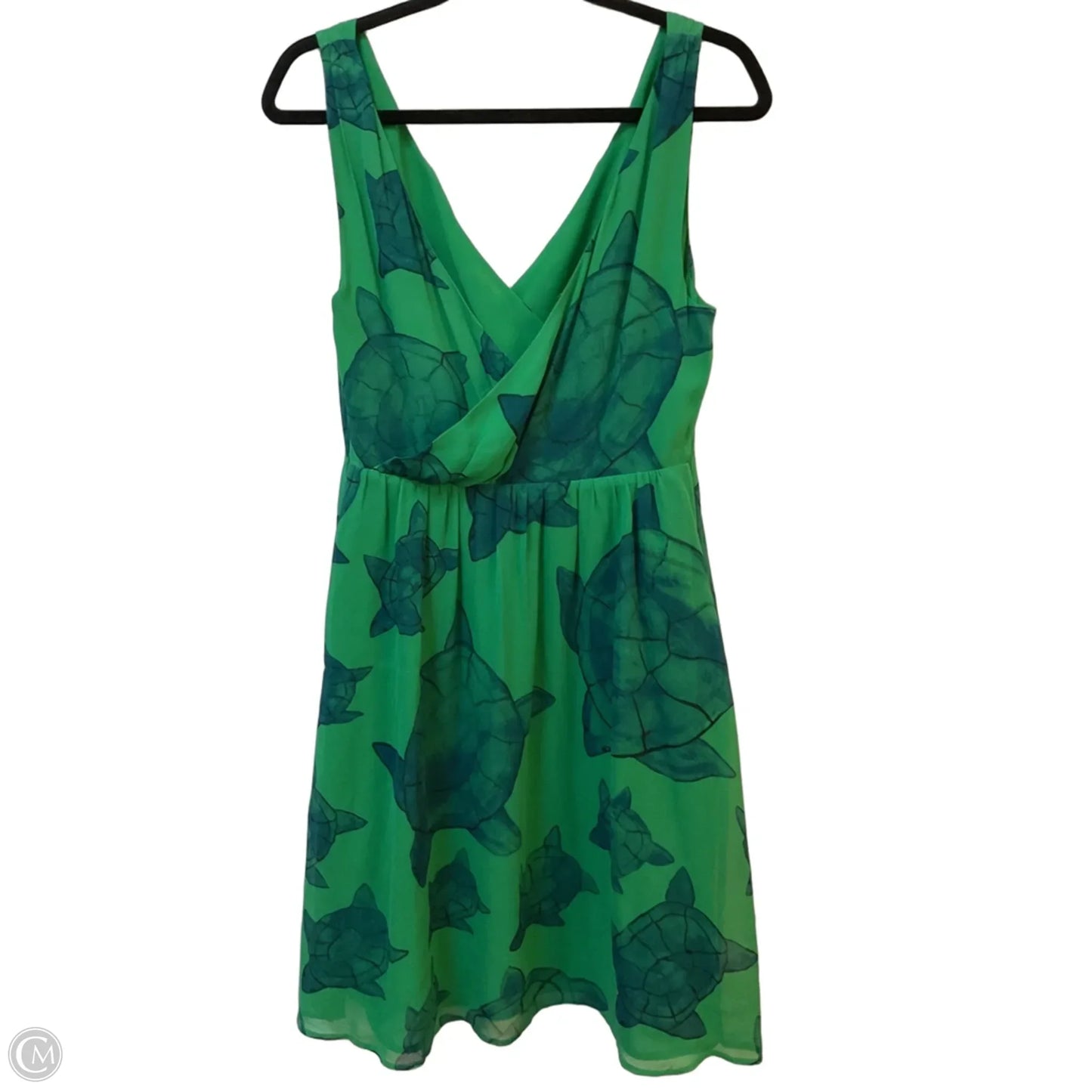 Dress Casual Short By Moulinette Soeurs In Blue & Green, Size: 4