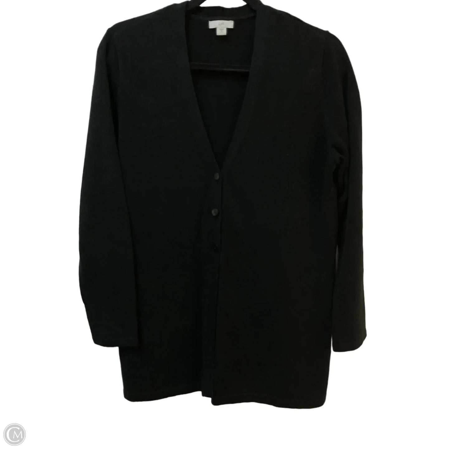 Sweater Cardigan By J. Jill In Black, Size: M