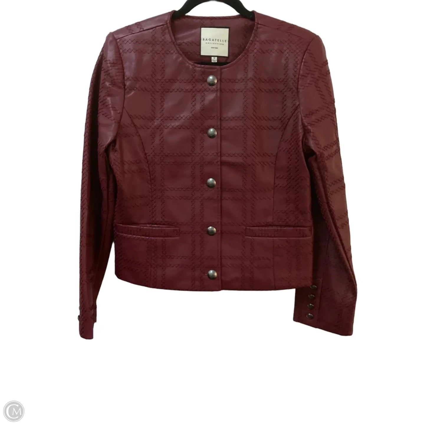 Jacket Other By Bagatelle In Maroon, Size: M