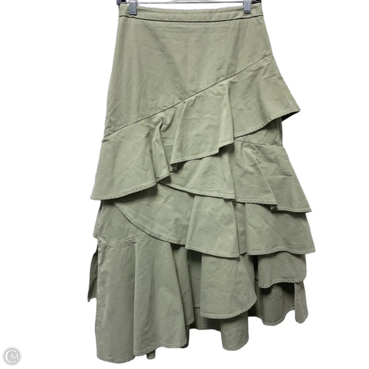 Skirt Midi By Banana Republic In Green, Size: 2