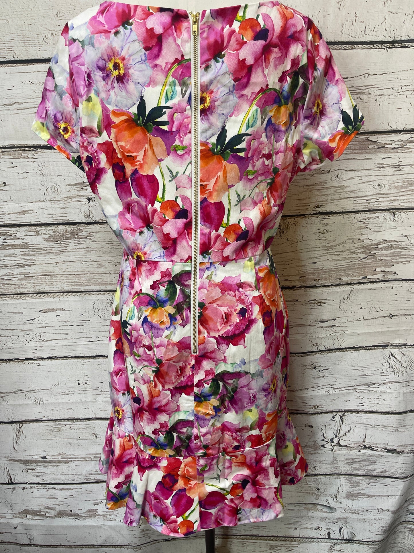 Floral Print Dress Party Short Alexia Admor, Size 14