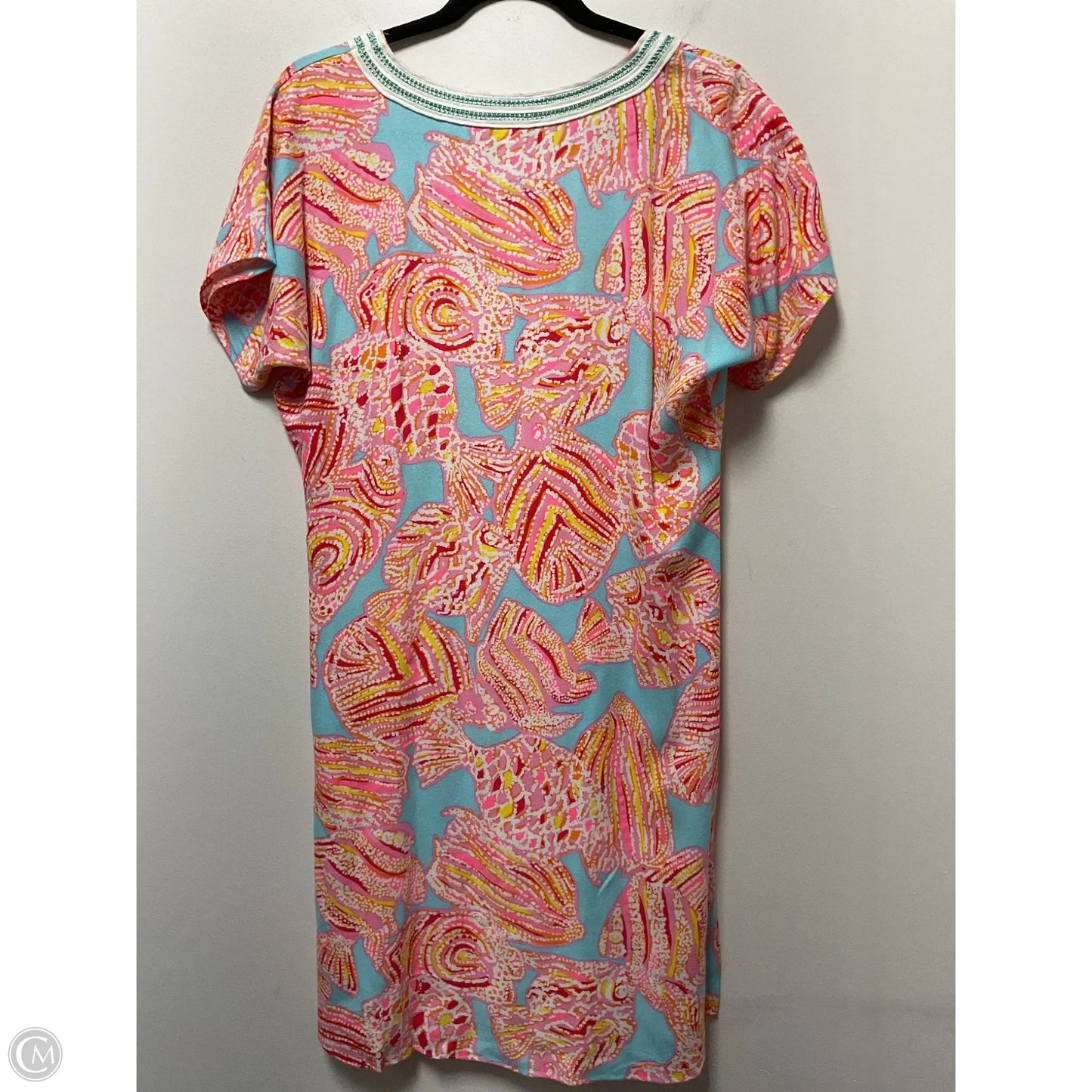 Dress Designer By Lilly Pulitzer In Blue & Pink, Size: S