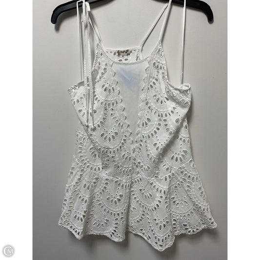 Top Sleeveless By Free People In White, Size: S