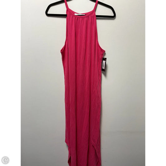 Dress Casual Midi By Double Zero In Pink, Size: L