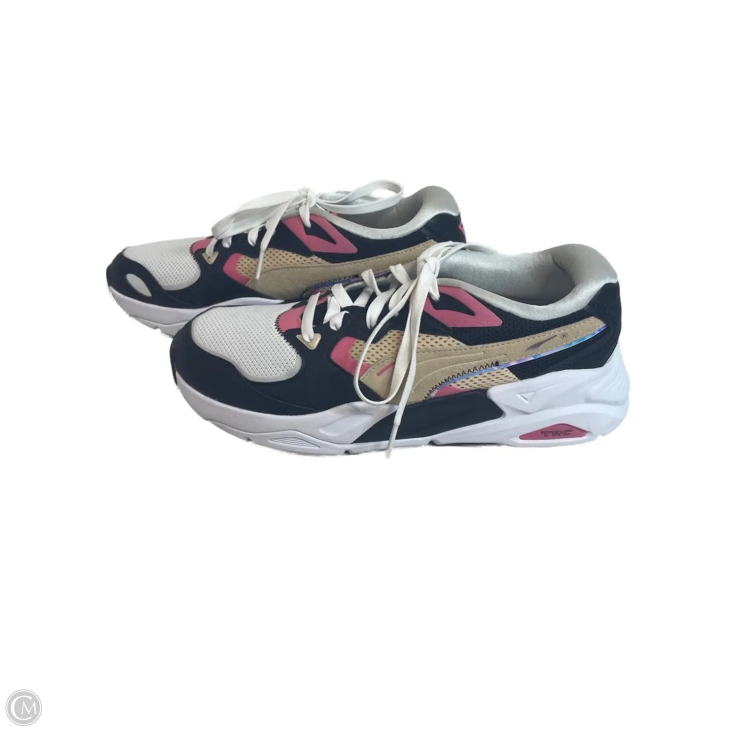 Shoes Athletic By Puma In Black & Gold, Size: 11