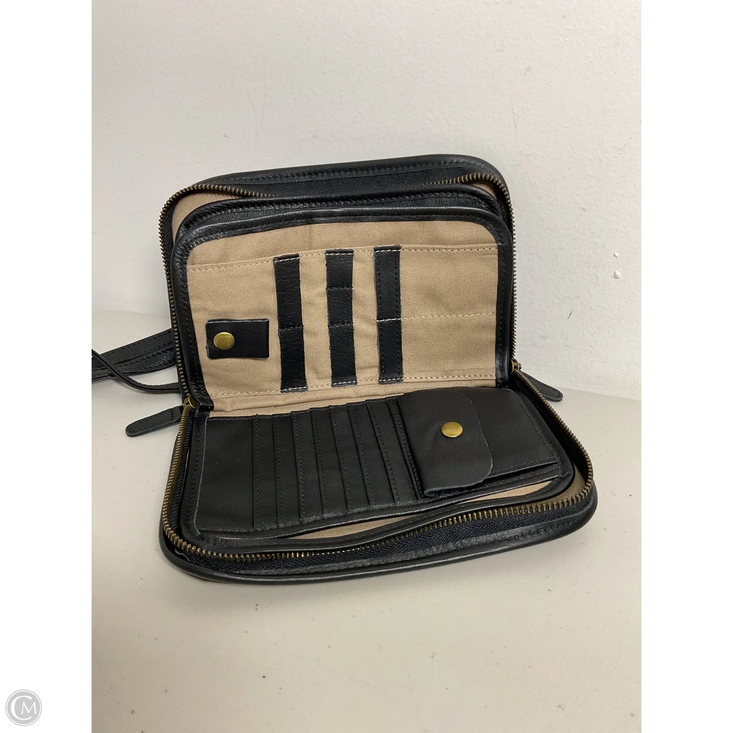 Crossbody Leather By Cma, Size: Large