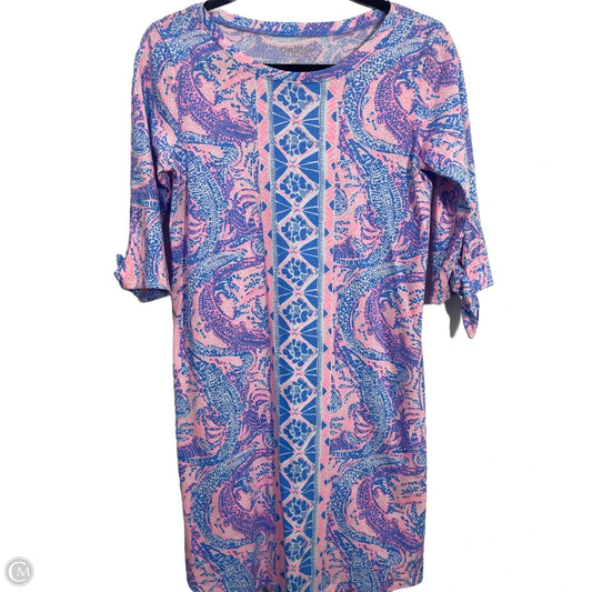 Dress Designer By Lilly Pulitzer In Blue & Pink, Size: S
