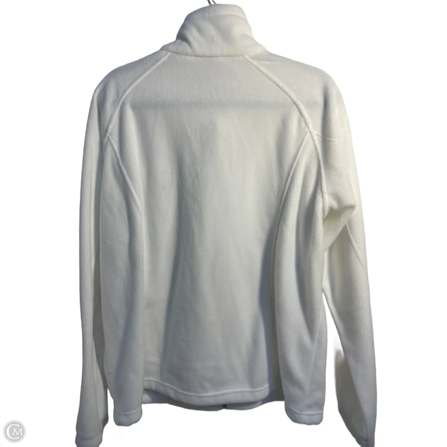 Jacket Fleece By Columbia In White, Size: Xxl