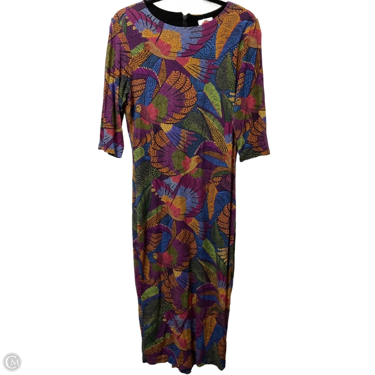 Dress Casual Midi By Farm Rio In Tropical Print, Size: M