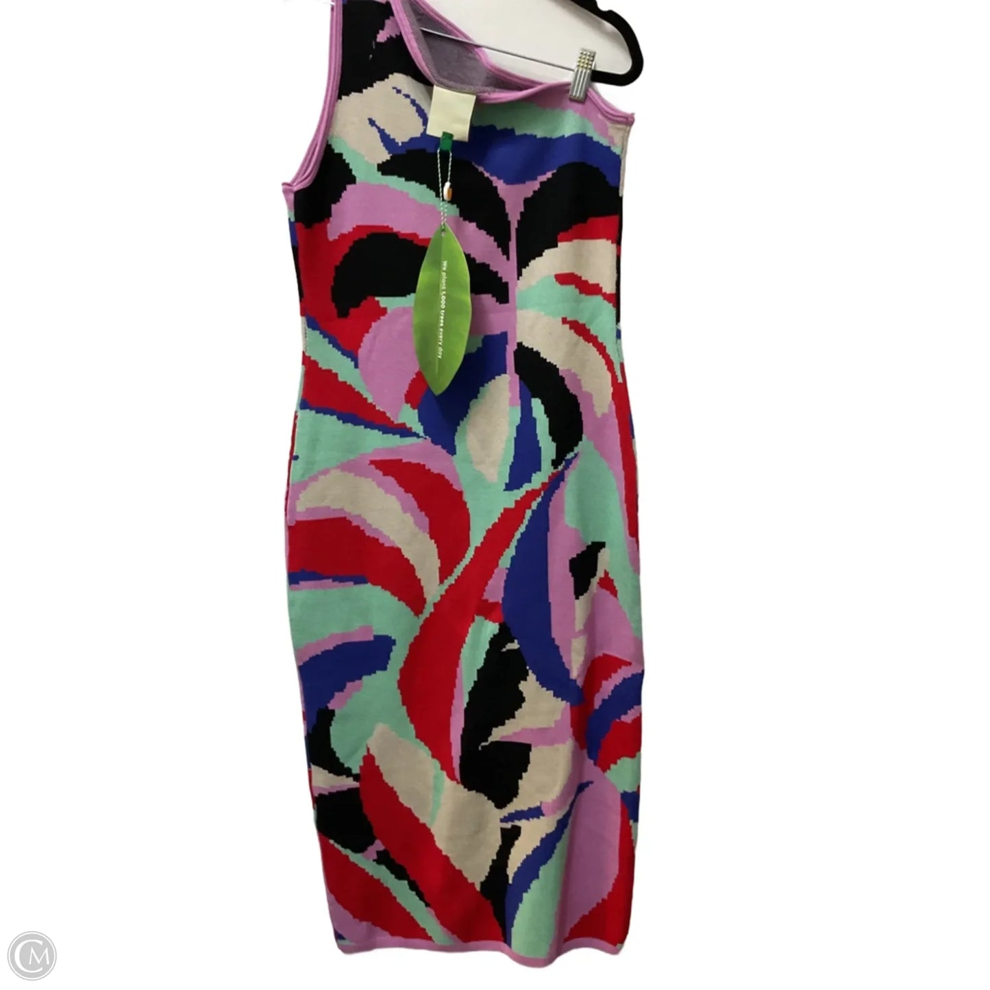 Dress Party Midi By Farm Rio In Tropical Print, Size: M
