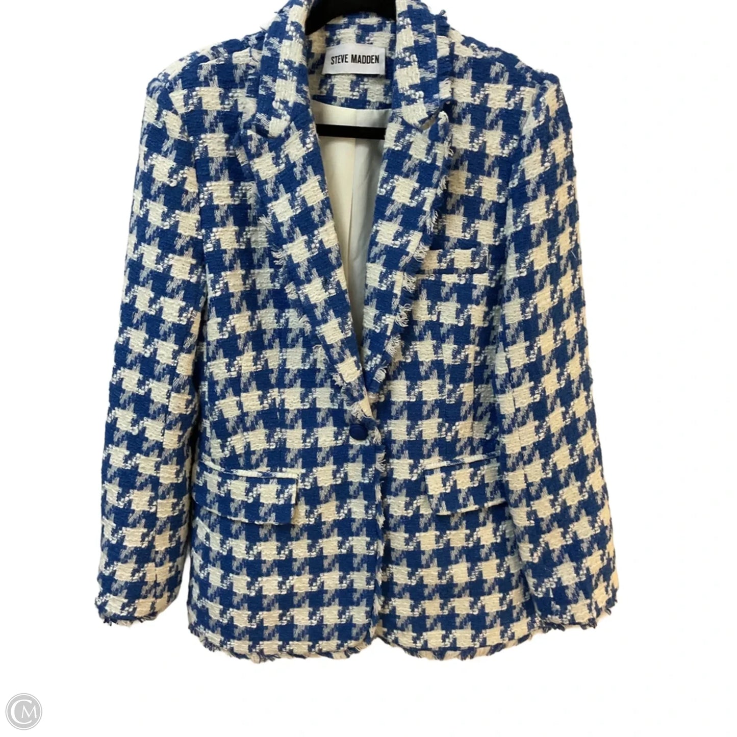 Blazer By Steve Madden In Blue & White, Size: S