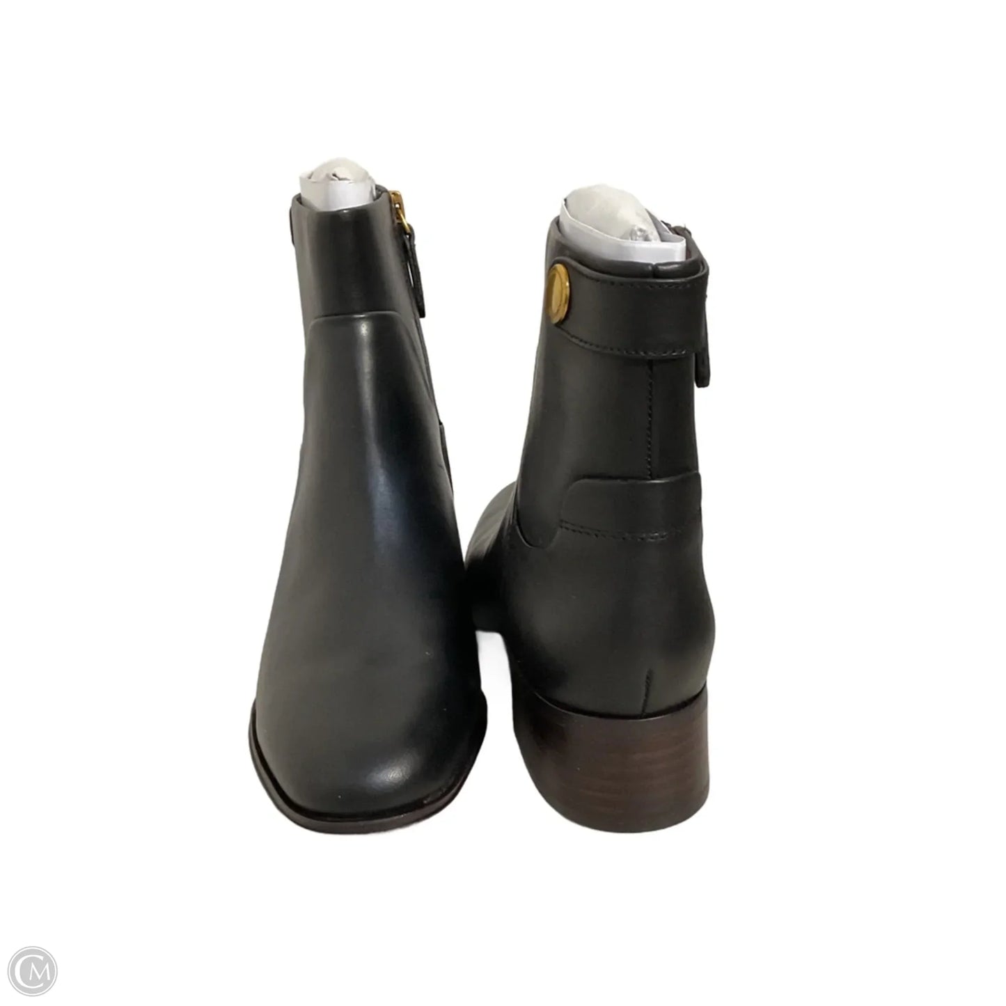 Boots Ankle Heels By Franco Sarto In Black, Size: 8