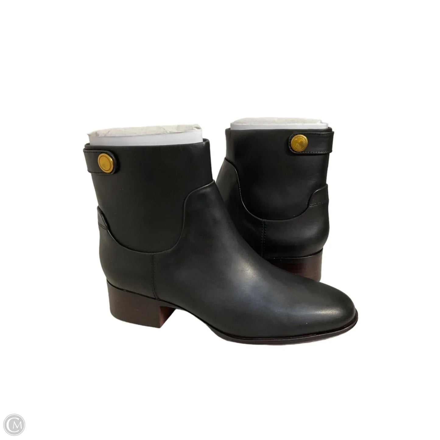 Boots Ankle Heels By Franco Sarto In Black, Size: 8