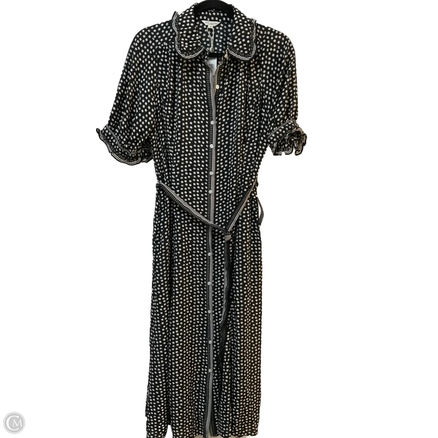 Dress Party Midi By Max Studio In Polkadot Pattern, Size: M