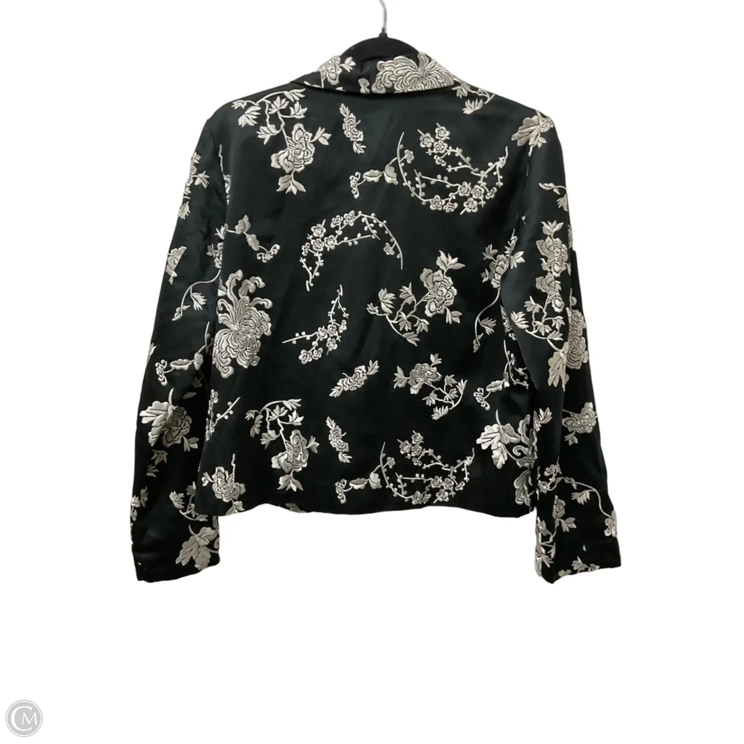Jacket Other By Chicos In Black & Cream, Size: S