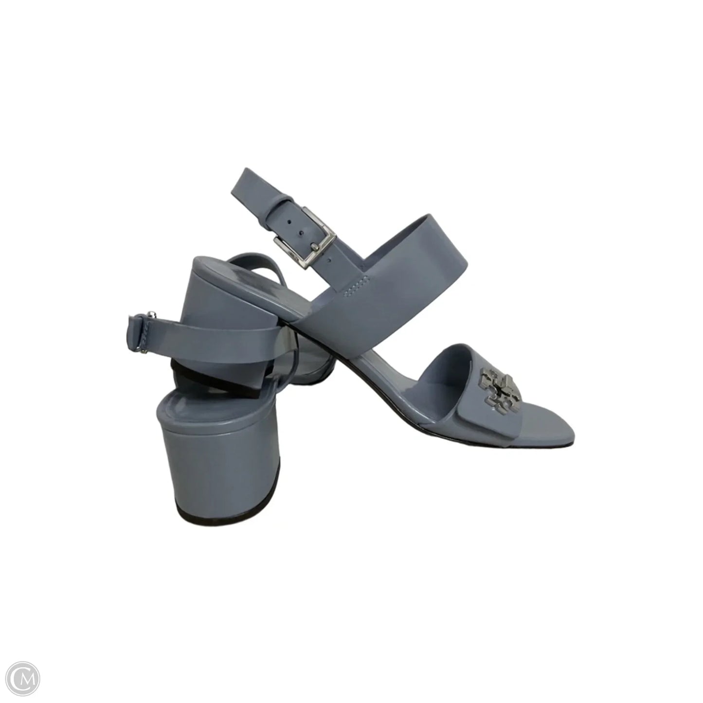 Sandals Designer By Tory Burch In Blue, Size: 7