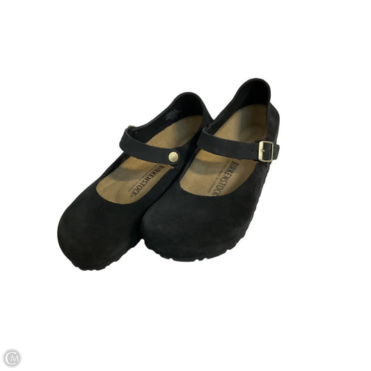 Shoes Flats By Birkenstock In Black, Size: 8