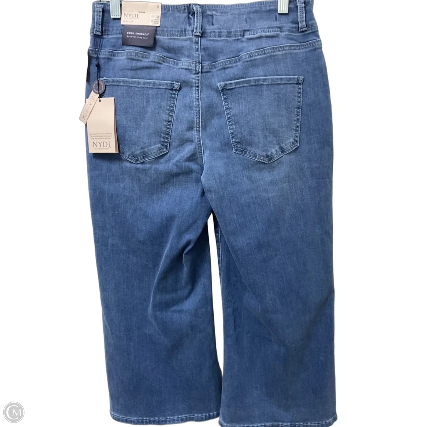 Jeans Wide Leg By Not Your Daughters Jeans In Blue Denim, Size: 8