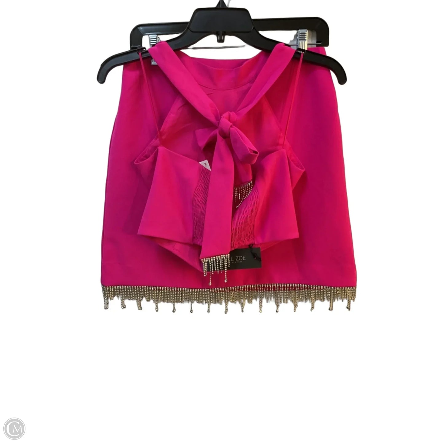 Skirt Set 2pc By Rachel Zoe In Pink & Silver, Size: S
