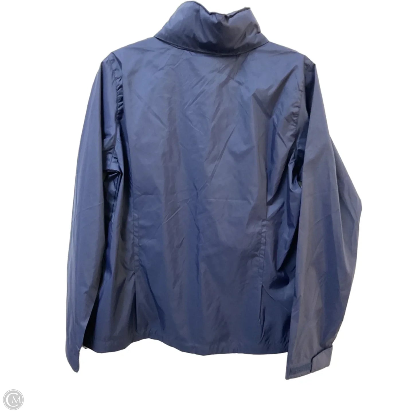 Jacket Windbreaker By Columbia In Navy, Size: L