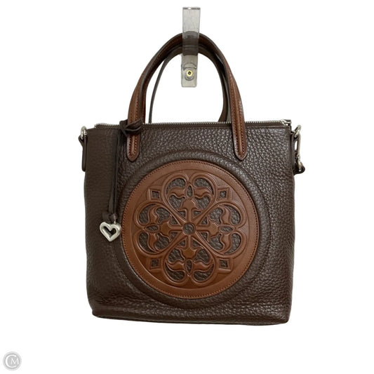 Handbag Leather By Brighton, Size: Large