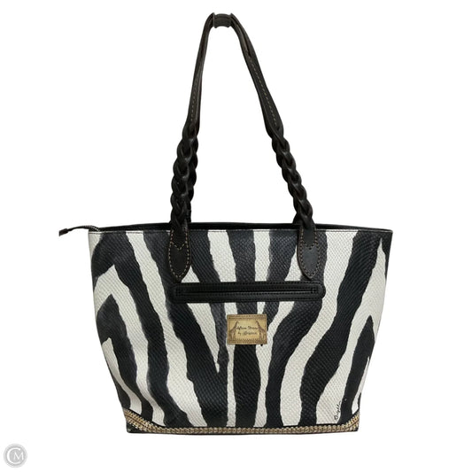Handbag Leather By Brighton, Size: Large
