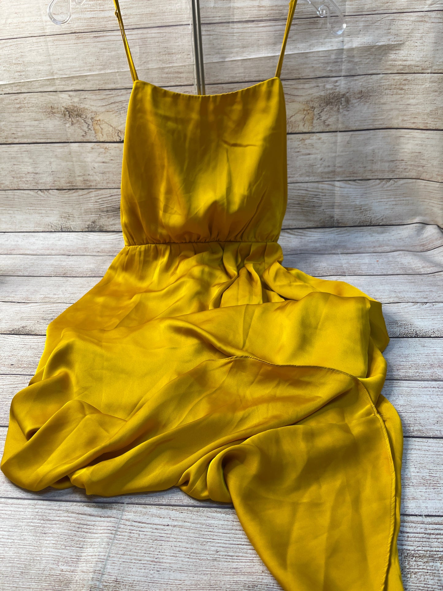 Yellow Dress Party Midi Express, Size S