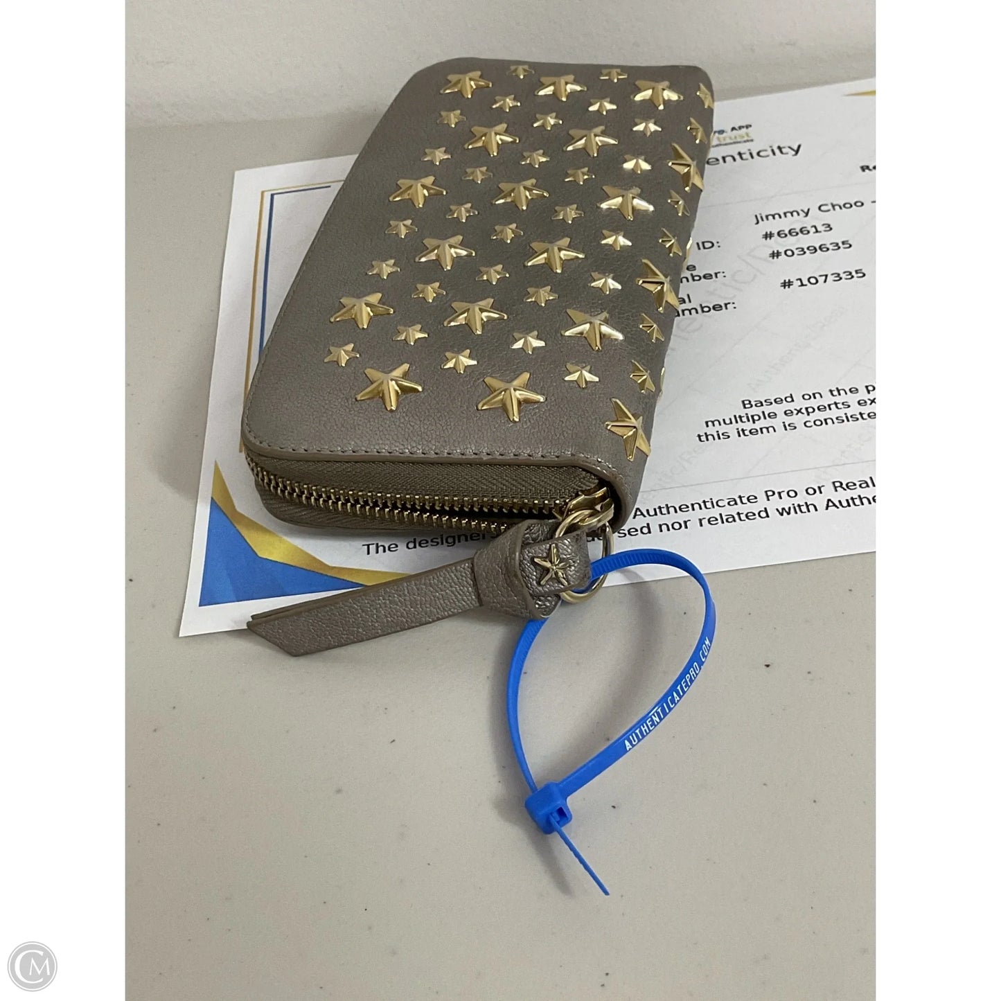 Wallet Luxury Designer By Jimmy Choo, Size: Large